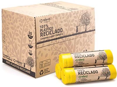 100% gerecycled vuilniszakken 30L - Extra sterk, 360 stuks