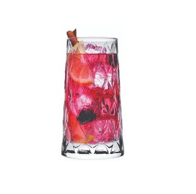 Pasabahce Leafy - Longdrinkglazen - Set van 4 - 450 ml