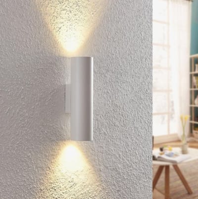 Wandlamp- moderne lamp- design lamp- up and down licht- wandlamp- ip20- sfeervol- boven en onder licht- verlichting- woonkamer- modern