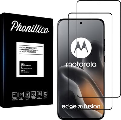 Screenprotector geschikt voor Motorola Edge 70 Fusion - 2 stuks Beschermglas van glas Transparante glazen schermbeschermfolie