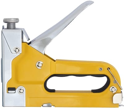 3-in-1 handnietmachine - Handmatig spijkerpistool - Geschikt voor houtbewerking, knutselen, decoratie, banken, banners, boekbinden - Geel