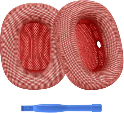 Vervangende Oorkussens voor AirPods Max Hoofdtelefoon van MMOBIEL – Mesh Fabric Koptelefoon Oorkussens – Noise Isolation Hoofdtelefoon Earpads – Roze