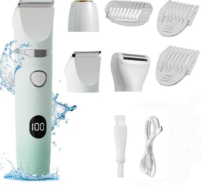 Ladyshave voor Vrouwen - 3-in-1 - Elektrisch scheerapparaat - Oplaadbare bodyhaartrimmer - scheerapparaat voor het lichaam - Draagbaar - scheerset met keramisch scheerblad - bodytrimmer - Bikinitrimmer - Trimmer vrouw