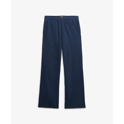 Superdry - Athletic joggingbroek met wijde pijpen en borduursel in ton-sur-ton - Dames - Broeken