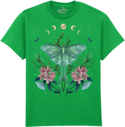 Vlinder Luna And Rhododendron The Coloured House T-shirt XL