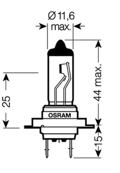 Ampoule Osram pour Moto Honda 1000 XL V VARADERO SD01 1999 à 2006 AV Neuf