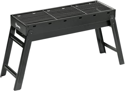 Betaalbare Goederen® Tafel BBQ - zwart - houtskool - barbecue - bbq houtskool - barbecues - familie - eten gezelligheid - metaal