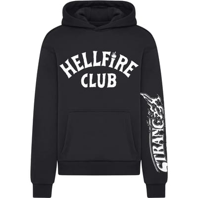 Hoodie Merchcode Stranger Things Hellfire Club Fluffy