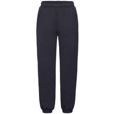 Fruit of the Loom Kinder/Kids Premium Joggingbroek met elastische manchetten (Deep Navy)
