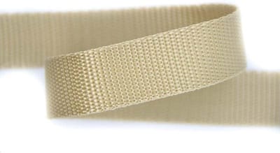 Polypropyleen Band - Gereedschap Riem - Tassen Maken - Sterk en Belastbaar - 5 Meter - Beige