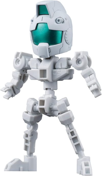 Articuleerbaar Frame voor SD Gundam Cross Silhouette Modellen - Wit