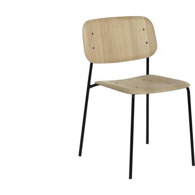 HAY - Soft Edge 10 stoel - eiken mat gelakt - zwart - bruin