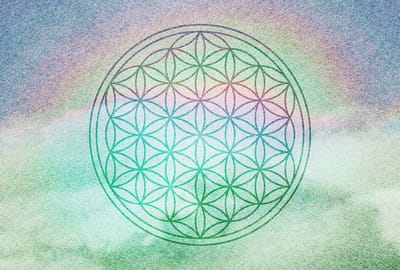 Fotobehang FlowerOfLife3 DD117585 A.S. Création Atelier 47 | Fotobehang online webshop