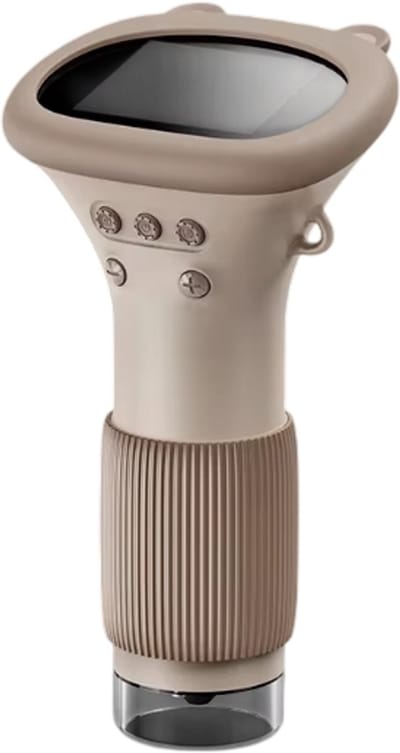 Kinder Microscoop 1000x Vergroting – 200 Megapixel Microscoop met LED – Bruin – Foto- en Videofunctie – Educatief Wetenschap Speelgoed voor Kinderen – Leren en Ontdekken