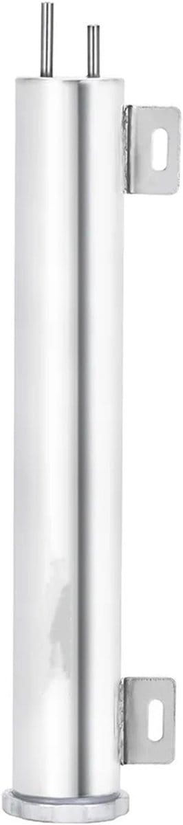 Radiator Opvangbak - Koelvloeistof Fles - Motor Bescherming - Gepolijst Roestvrij Staal - 3" x 10" 2" x 13" - Zilverkleurig