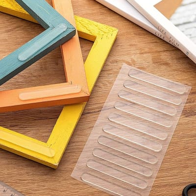 STAR&STER 20 stuks deurstoppers voor aan de muur, zelfklevende deurstoppers, wandbescherming, beschermbuffers, deurbescherming, rubberen deurklinken voor autodeuren, douchedeuren, toiletdeksel, transparant, laden