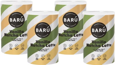 BARÚ Vanilla Matcha Latte - Instant Theepoeder - 4 x 250g - 64 porties