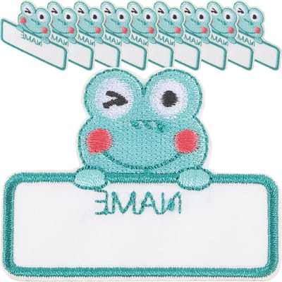 Naamplaatjes Kleding - Strijkbare Labels - Persoonlijke Markering - Wasbaar Katoen - 10 Stuks - Lichtgroen