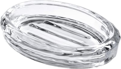 Zeehelden Glazen Zeepdispenser met Verhoogde Groeven, Ideaal voor Badkamer, Douche en Keuken, 1 Stuk