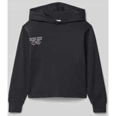 Boxy fit hoodie van puur katoen