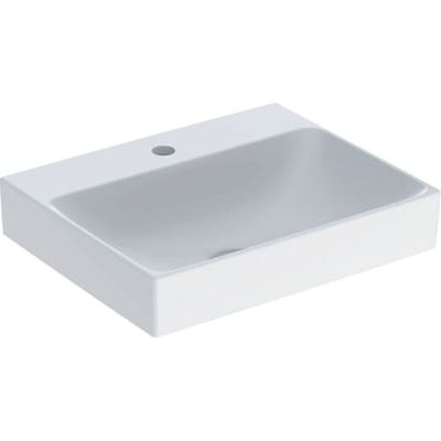 Geberit ONE - Wastafel 50x40x14 cm, zonder overloop, met kraangat, KeraTect, wit 505.020.01.6
