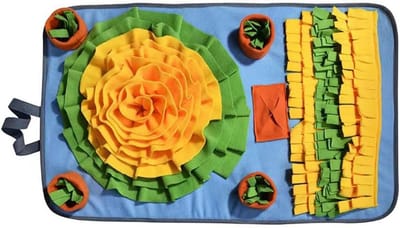 Hond Snuffle Mat Huisdier Slow Feeder Mat Foerageren Deken Neus Werk Training Stress Release Activiteit Pad