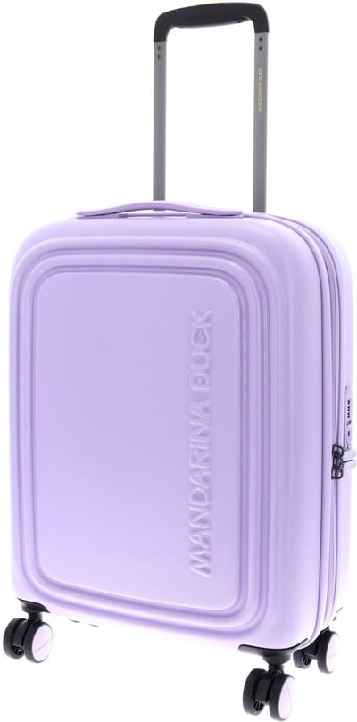 MANDARINA DUCK trolley Logoduck + Expandable Cabin Trolley Frosty Lilac paars 55cm