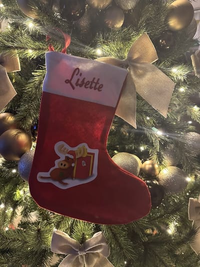 Gepersonaliseerde kerstsok - Kerstsok met naam - Gepersonaliseerd - Kerst sok met naam - Kerstmis - Eland