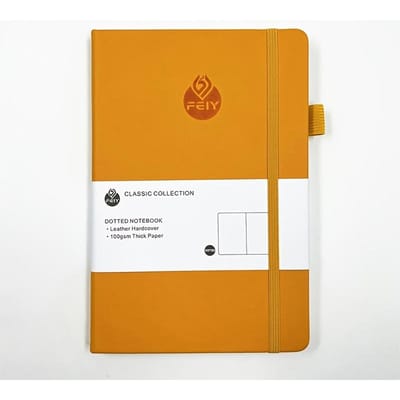 1 stuk Gestippeld Notitieboek A5 Hardcover Faux Leer Journal 224 Genummerde Pagina's Schrijfjournal, Gestippeld Journal Notitieboek voor Vrouwen Mannen School Kantoor 1pc