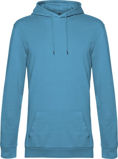 Hoodie French Terry B&C Collectie maat XL Hawaiian Blue