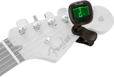 Fender 0239978000 023-9978-000 FT-1 Pro Clip-On Tuner, zwart