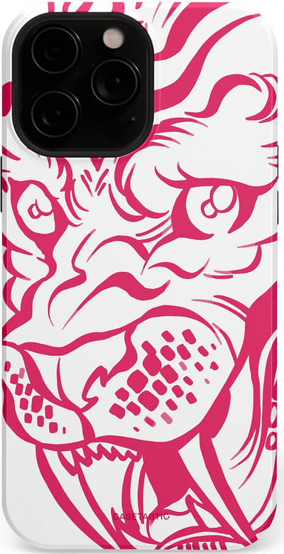 Casetastic Hoesje Geschikt voor Apple iPhone 13 Pro Magsafe - Stijlvolle Beschermende Duo-layer Case - Scherpe Strepen
