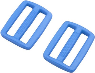 Plastic gesp - 14 millimeter - 10 Stuks - paracord armband - paracord armband survival - Blauw