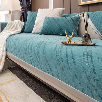 Bankkussen Vier Seizoenen Universeel High Sense Antislipkussen Eenvoudig Modern Licht Luxe Lederen Bankhoes Hoes Doek Rugleuning Handdoek 70*70cm