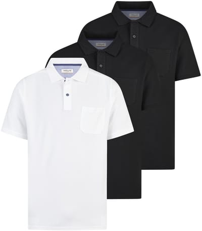 Redmond Heren poloshirt 3 pack Basic