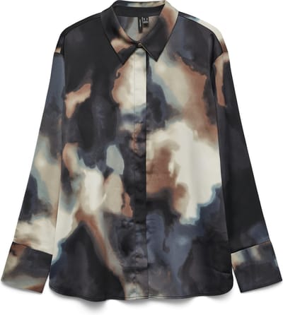 VERO MODA - VMJOA LS SHIRT PR WVN GA - Dames - Blouses