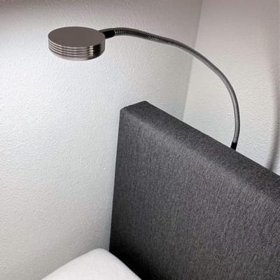 Thuys - Bedlampjes Hoofdbord - Dubbele Leeslampjes - Bedlamp Slaapkamer Volwassenen - Zilver