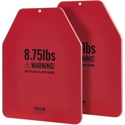 Plaques pour Gilet Lesté, Paires de 4 KG, Plaques Lestées en Acier Premium, Ajustement Ergonomique Contourné pour WODs, Poids Supplémentaire pour Gilets Lestés, pour la Force