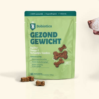 Bobiotics | Gezond Gewicht Pep2Dia | 60 snacks | 100% natuurlijk