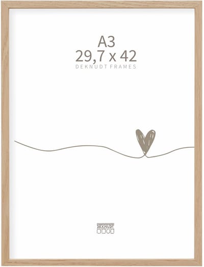 Deknudt Frames fotolijst S47DJ1 - naturel eik - foto A3 (29,7x42 cm)