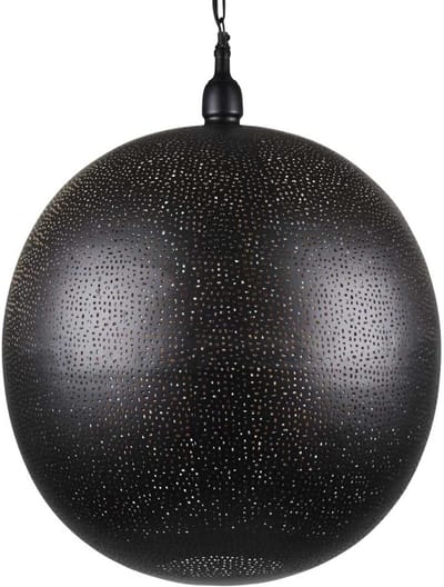 Safaary - Arabische Hanglamp Amaira Zwart Goud Ø 50 x 62cm