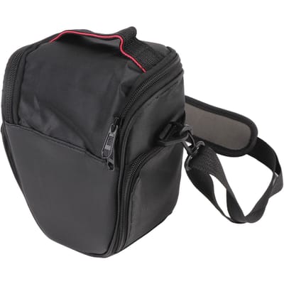 Cameratas Draagbare Lens Draagtas Enkele Schouder Waterdicht voor Buitenreizen black