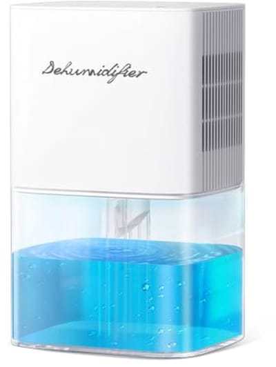 Kleine Luchtontvochtiger voor Thuis - 1800 ml, Veiligheid en Verstelbaarheid, 10 Kleurlichten, 5 Timers, 3 Modi