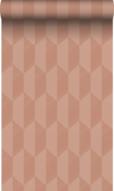 Origin Wallcoverings behang 3D-motief terracotta - 50 x 900 cm - 348034