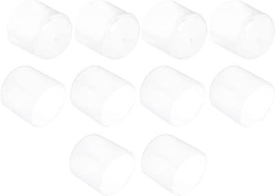 Rubberen Eindkappen - Beschermdoppen Buisstop - Meubels Beschermen - Zachte Elastische Pasvorm - 42 mm Binnendiameter - Transparant