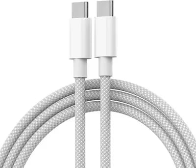 USB-C Oplaadkabel 60W Snellader – Snelle Oplaadsnoer – 1 Meter – Voor Samsung, iPhone, iPad, MacBook & Laptop