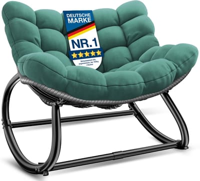KESSER® Schommelstoel voor binnen en Buiten - Relaxfauteuil Weerbestendig