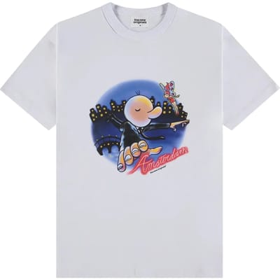 T-shirt met ronde hals en cartoonprint The New Originals Flying Freedy