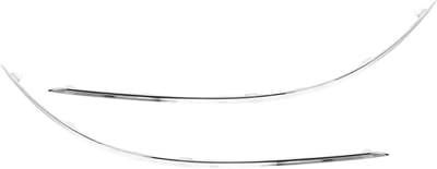 Bumper Onderste Chroom Vormtrim Vervanging voor Benz C-Class W204 Standaard Pre-Facelift 2008-2010 - 2 Stuks, Duurzaam en Stijlvol Accessoire voor Auto's