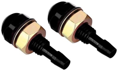 JHUBERS- Ruitensproeier Aluminiumlegering - Automatische Sproeikoppen - Voorruit - Lichtgewicht - Corrosiebestendig - Perfecte Vervanging 35x15MM - Sproeikop
